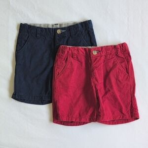 zara 2-pack classic cotton chinos shorts bundle 12-18 months baby boy
